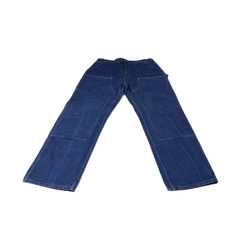 Vintage Carhartt B-07 DNM‎ Blue  Double Knee Pant 40x32 USA Union EUC 3b2